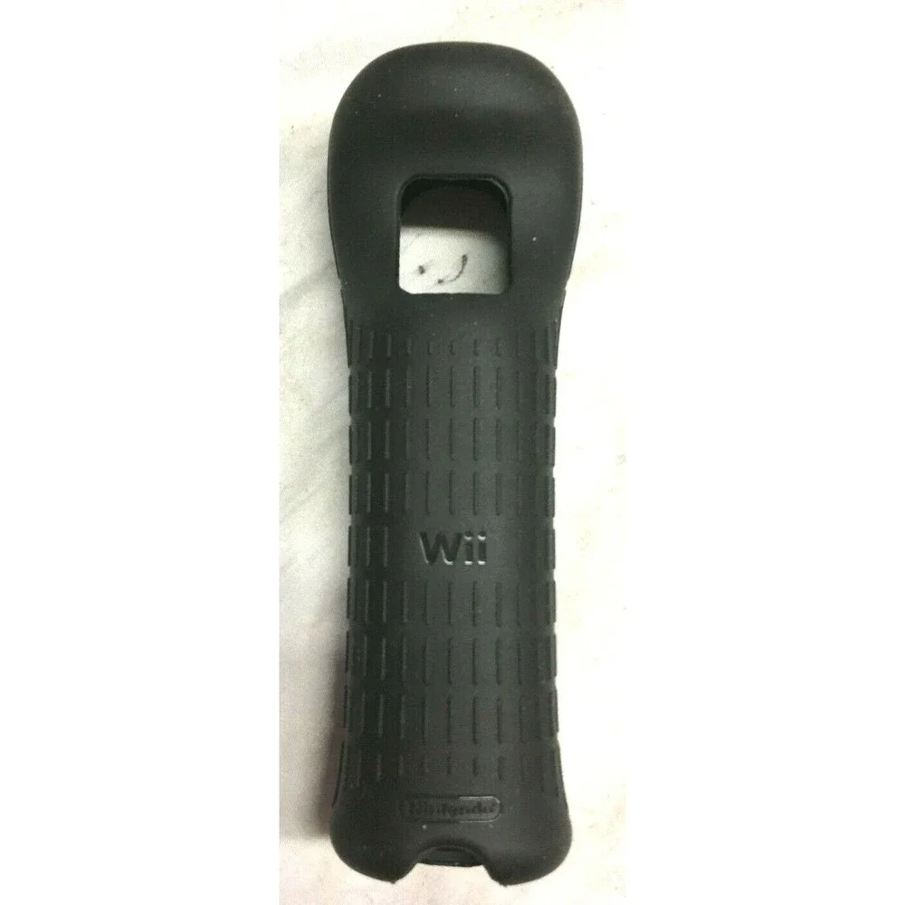 Nintendo Wii Lot of 6 Control Cover Case Silicone Clear Black RVL-022, RVL-027